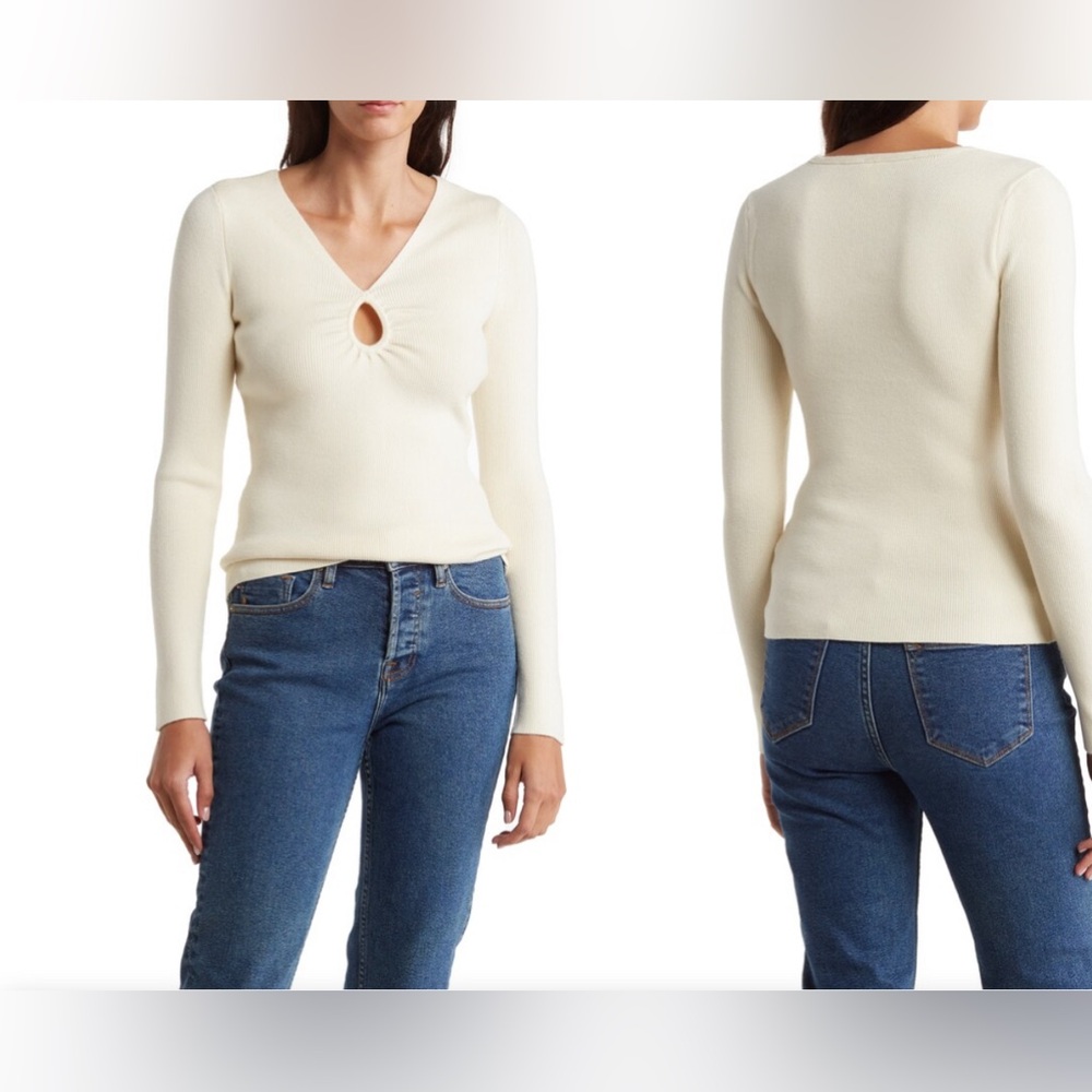 NWT Melrose and Market Keyhole Blouse